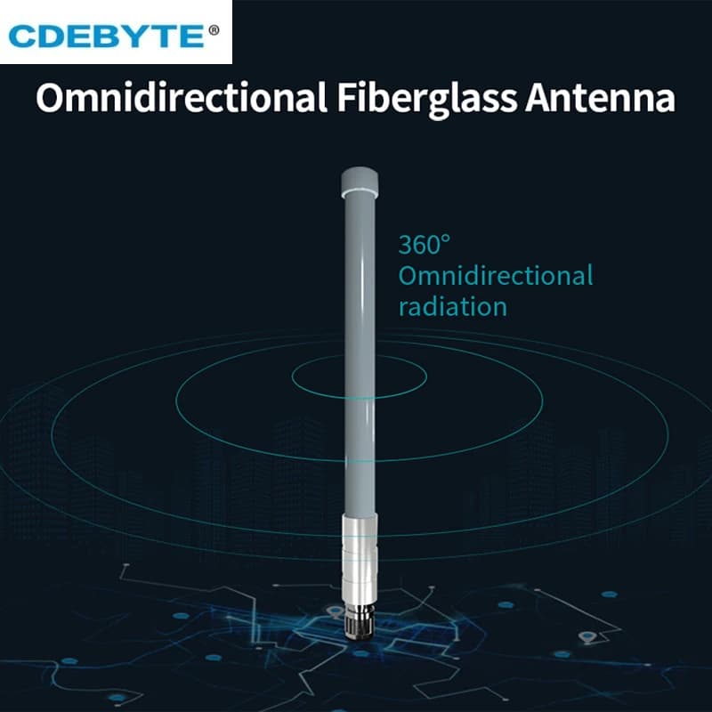 Wifi Lora Outdoor-Fiberglasantenne 868/915 MHz CDEBYTE TX915-BLG-26 N-J-Anschluss 3–6 dBi wasserdicht für Router-Modemantenne