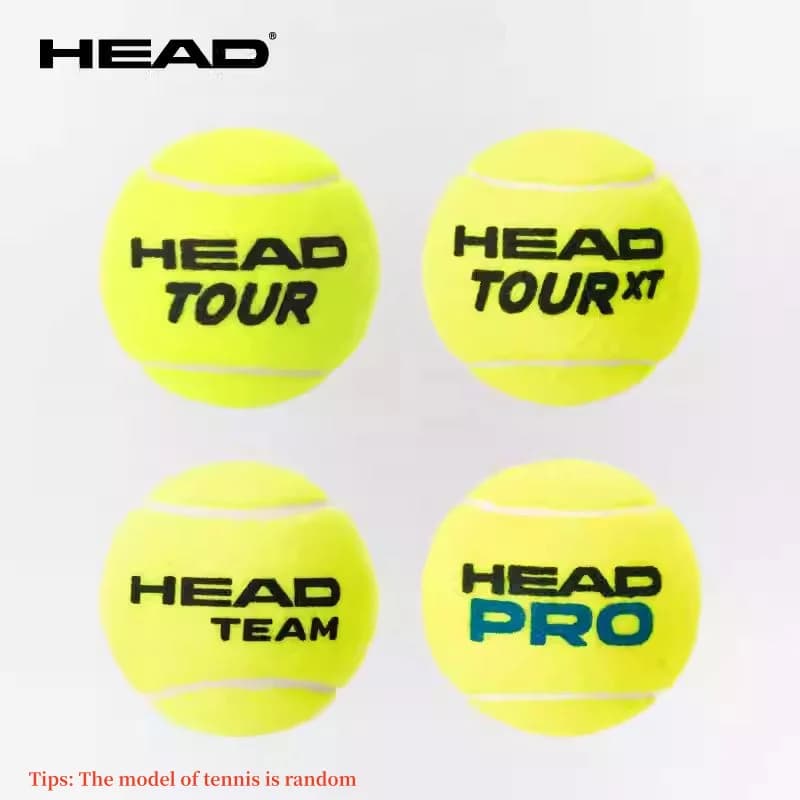 HEAD Tennisball 3/6/9PCS Trainingsbälle aus Wolle und Gummi, hohe Elastizität, Spielbälle, langlebig, Excesice Tennis (zufälliges Modell)