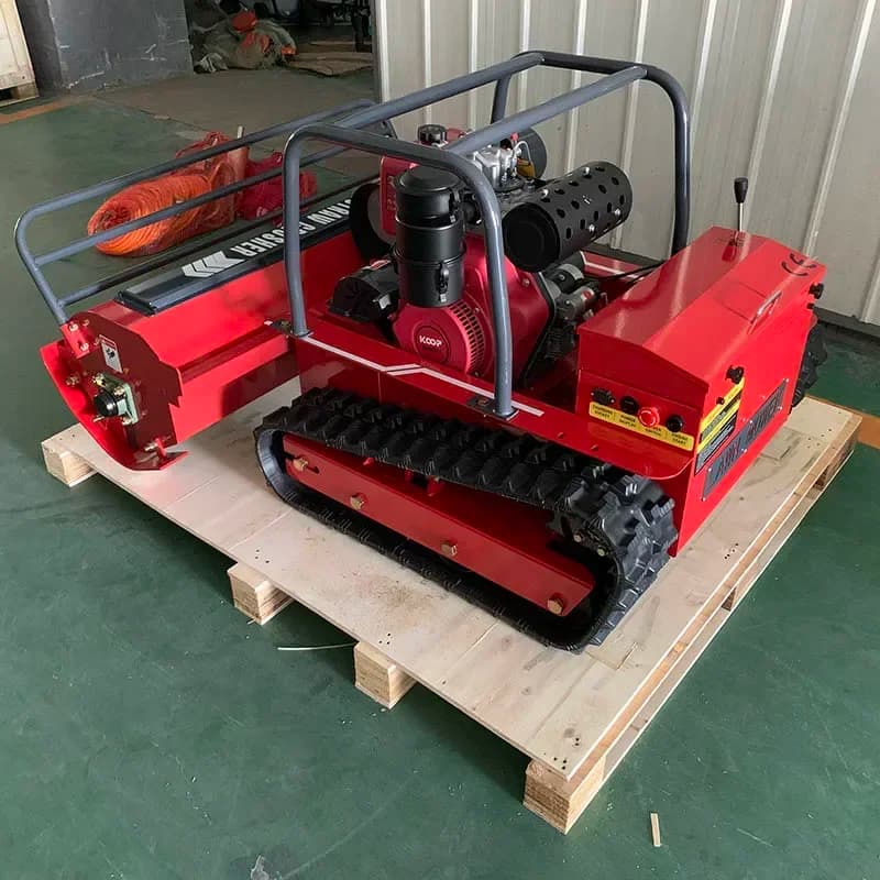 Schnittbreite 80/100/120 cm Hochleistungs-Diesel-Rasenmäher Rasenmäher mit Fernbedienung