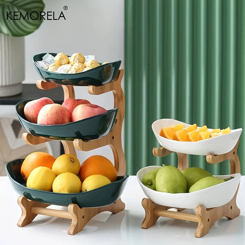 2/3 schicht Obst Platte Hause Wohnzimmer Kunststoff Snack Gericht Kreative Moderne Getrocknete Obst Korb Candy Dish Kuchen Stehen Salat schüssel
