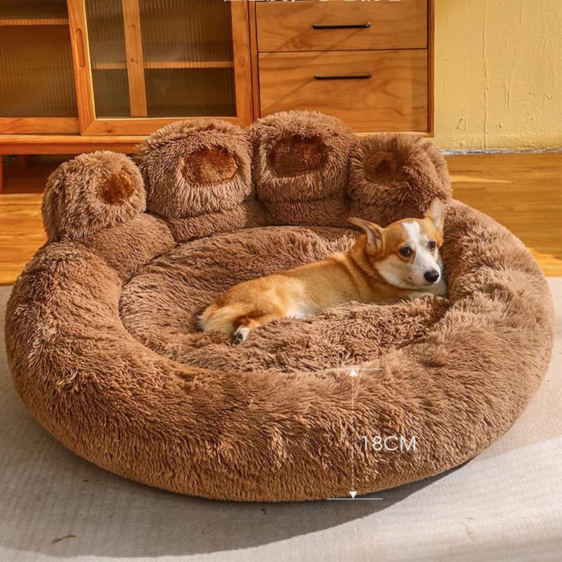 Hundehüttenbetten für große Hunde, waschbar, großer Korb, mittelgroßes Zubehör, Haustierprodukte, warmes Haustierzubehör, Zubehör, Matte