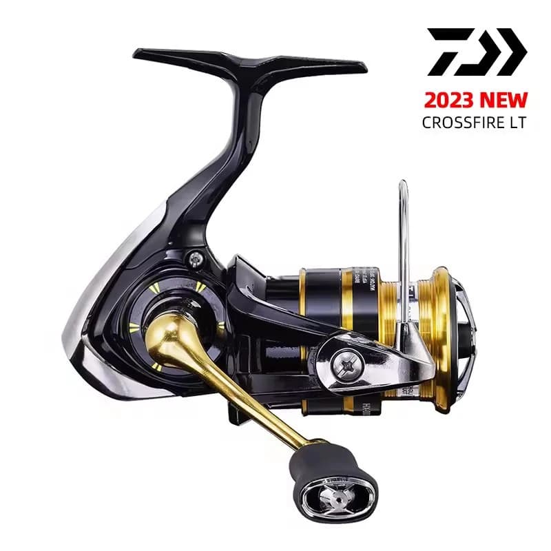 2023 NEU DAIWA CROSSFIRE LT (leicht und robust), 5–12 kg Power-Festgetriebe 1000–6000D-H, leichte, starke LC-ABS-Metallspule