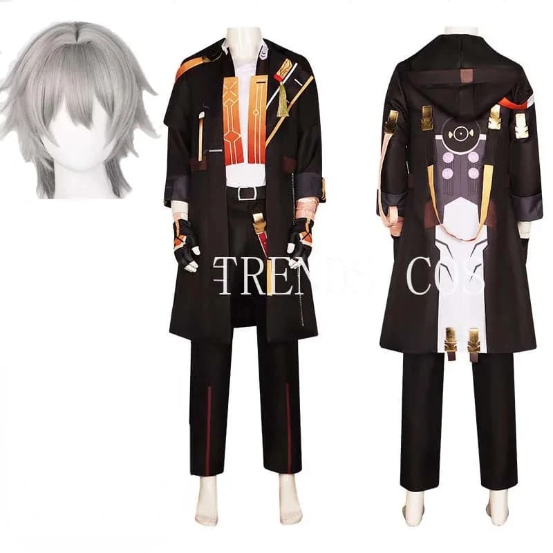 Anime Cosplay Männlich Der Trailblazer Caelus Cosplay Kostüm Heroine Trailblazer Rollenspiel Komplettset für Comic Con