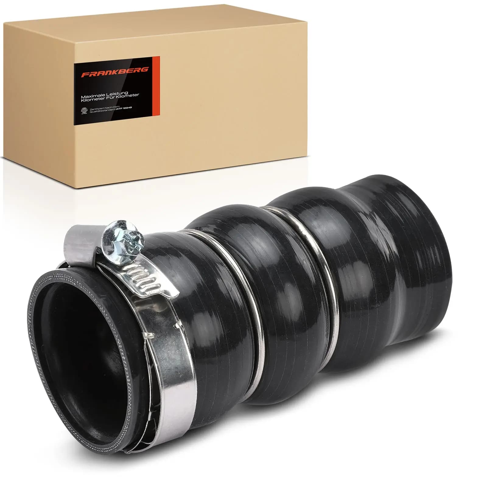 Frankberg 1x Kühlerschlauch Turboschlauch Ladeluftkühler für Citreon C3 Berlingo Peugoet 207 208 301 1.6L 0382PJ