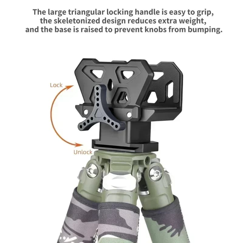 Premium Gewehr-Sattelclip-Adapter mit Schnellverschlussplatte für Outdoor-Jagdstände - Langlebiges und Hochwertiges Design