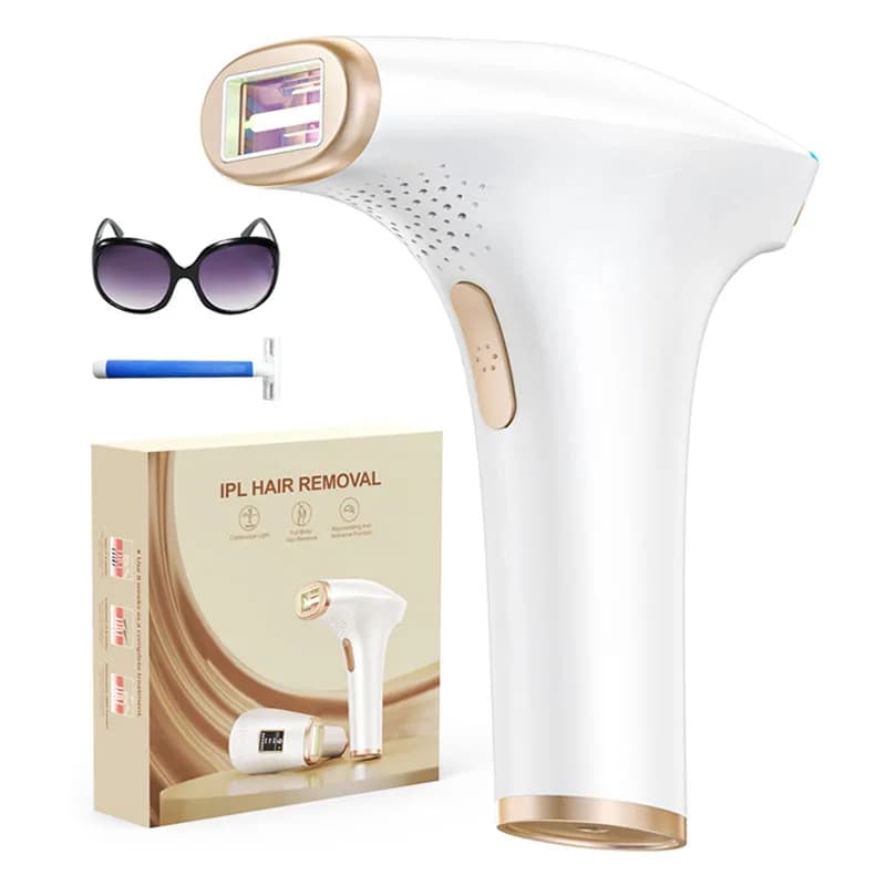 IPL Haarentfernungsgerät IPL 999900 Blitze HR/RA/SC 3-in-1 Epiliergerät 5c ㎡   Flash Window 17.6J für Gesicht, Beine, Arme, Bikinis und