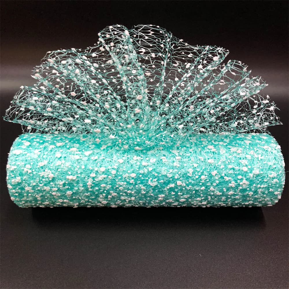 Schneekopf-Dekoration, floraler Tüll, Rolle, Babyparty, DIY-Geschenke, Basteln, Ballerina-Kleid, Hochzeit, Party-Dekoration, 15 cm x 9,14 m