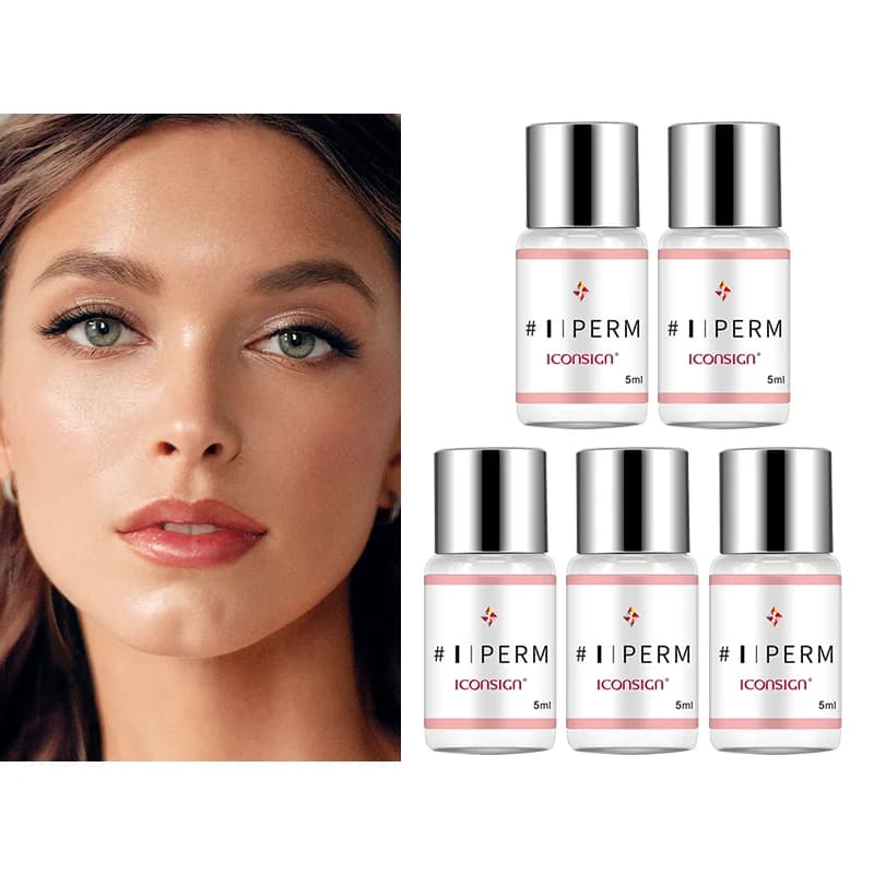 5 Flaschen/Lot # 1/2/3/4 Lash Lift Lotion Wimpern Lifting Kit Wimpern Dauerwelle Fixierung Lotion Heben Wimpern Wimpern Make-Up-Tools