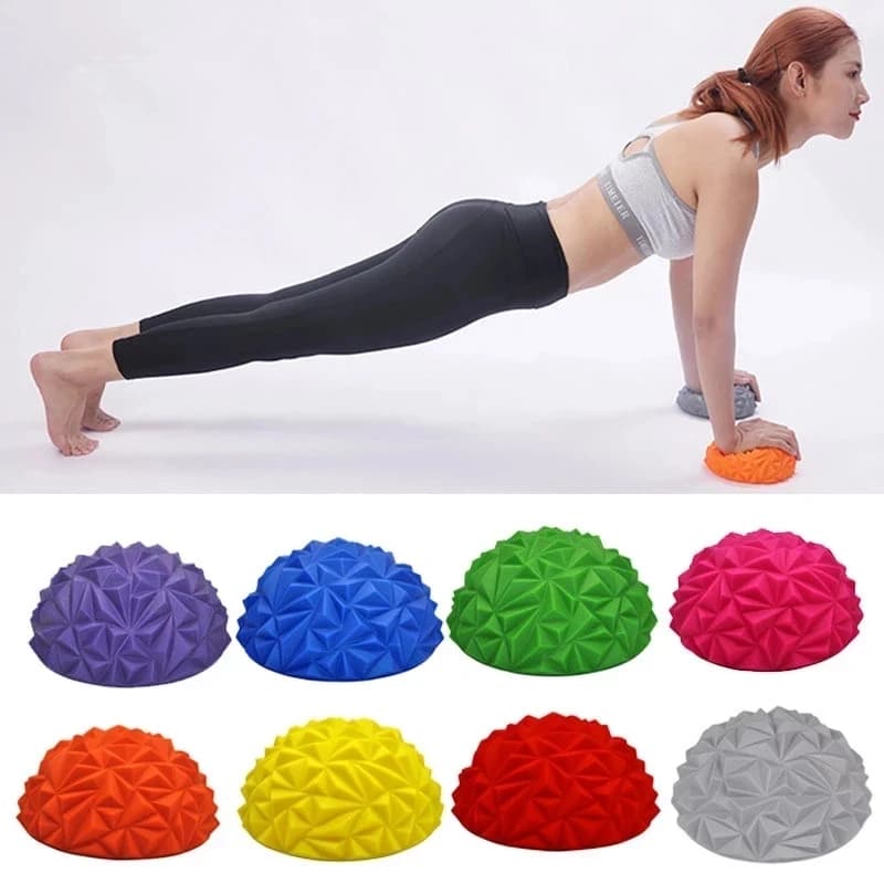 1Pcs Halbe Kugel Yoga Bälle Balance Stepping Steine Kinder Jungen Mädchen Kinder Erwachsene Spiele Fitness Massage Sport Unterhaltung