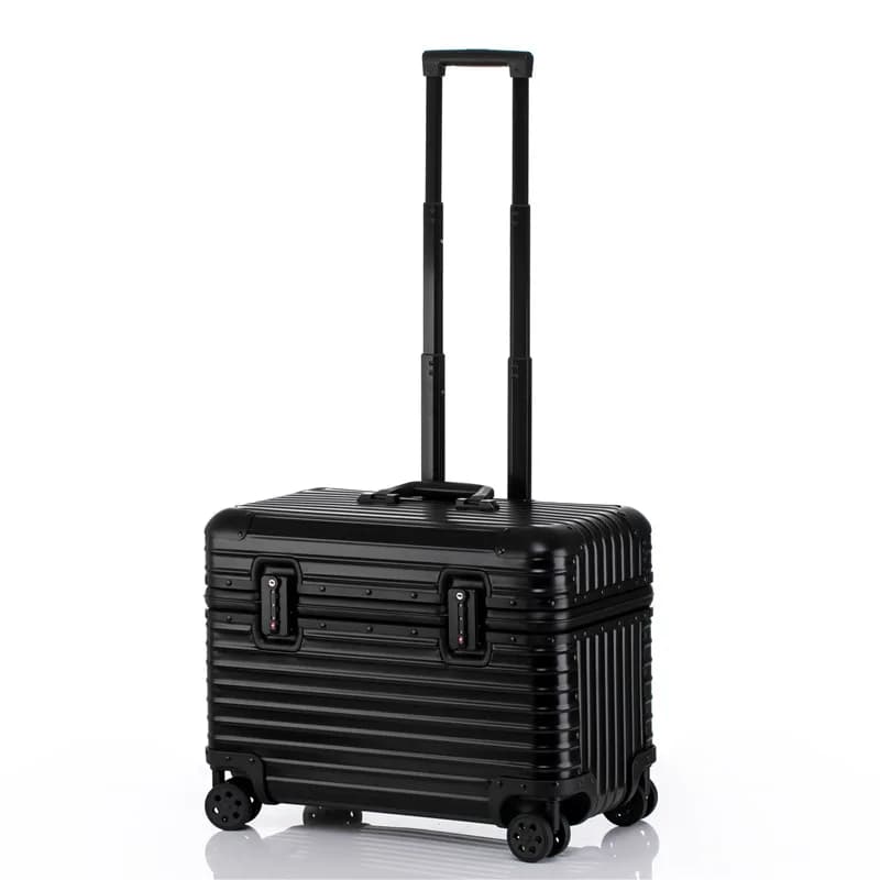 Bunnyfly 18/20-Zoll-Koffer aus Aluminiumlegierung, Magnesium, modernes Handgepäck, Luftzulassung, Aluminium-Trolley, tragbarer Koffer in Kabinenform