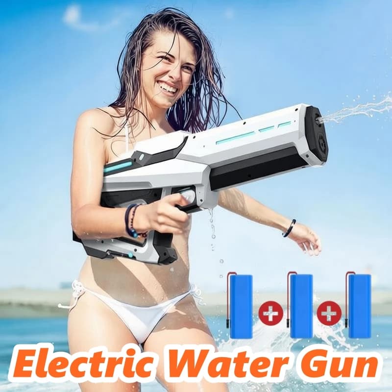 Elektrische Wasserpistole für Erwachsene Leistungsstarker Automatischer Wasserspritzer Sommer-Geschenk Strand Pool Garten Spiel