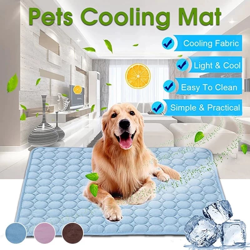 Hundematte, kühlende Sommerunterlage, Matte für Hunde, Katzen, Decke, Sofa, atmungsaktiv, Haustier-Hundebett, Sommer, waschbar, für kleine,