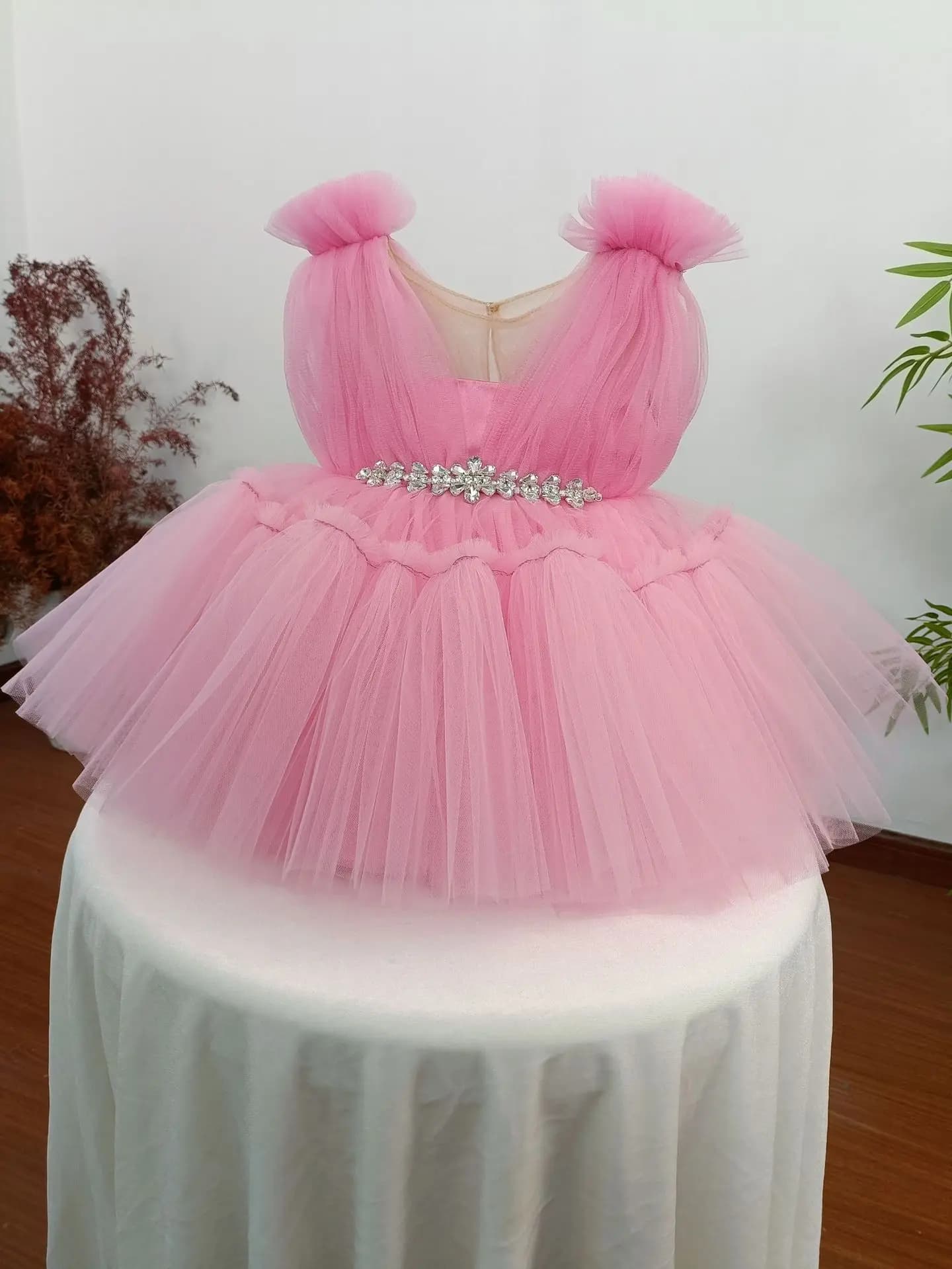 Blumen-Kinderkleid für Mädchen, Luxuskleider, Party, High-End-Abschlussball, Mädchenkleider, geeignet für 0–8 Jahre alte