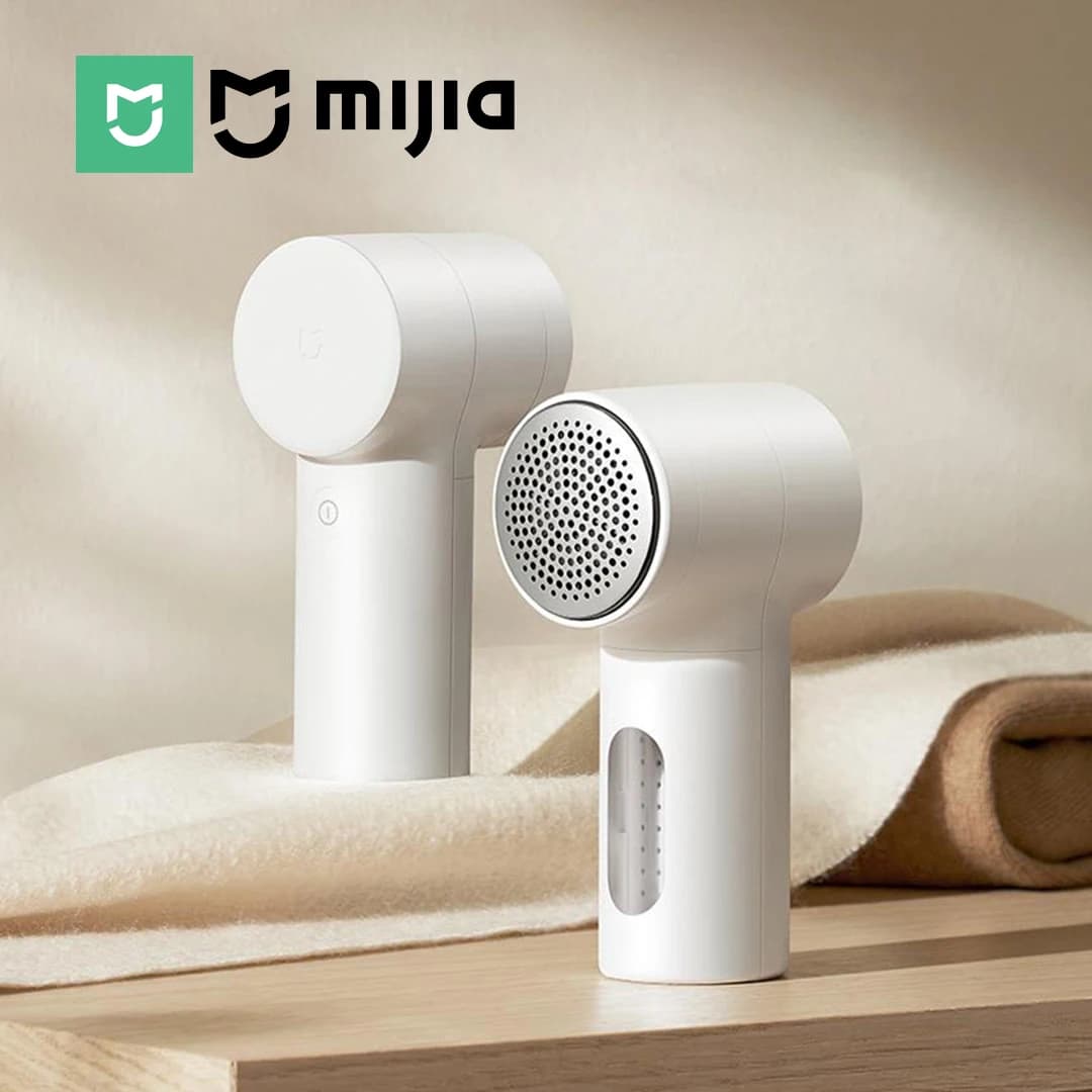 MIJIA Fusselentferner 2, USB-Aufladbar, Flusen- und Pellet-Entferner, Stoffrasierer für Kleidung, 180min Akkulaufzeit, 6-Klingen Starke Saugkraft