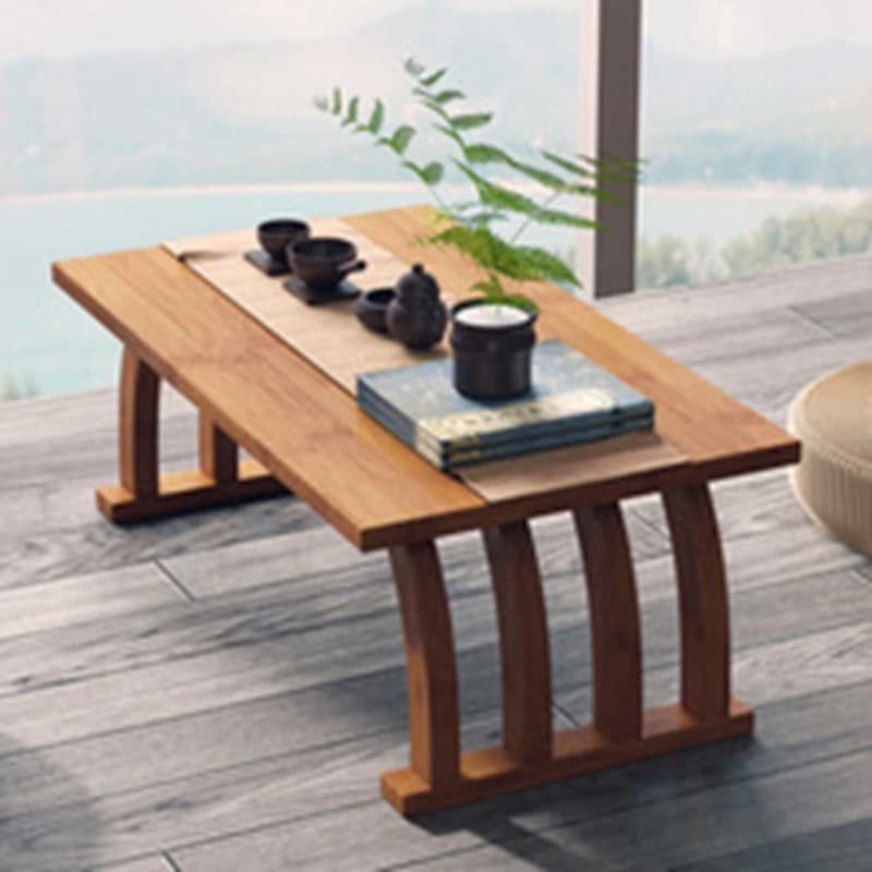 Nanzhu Erkerfenster kleiner Teetisch Tatami Japanischer niedriger Tisch Teetisch kleiner Tisch Schlafzimmer klappbarer Kang-Tisch Haushaltsgebrauch