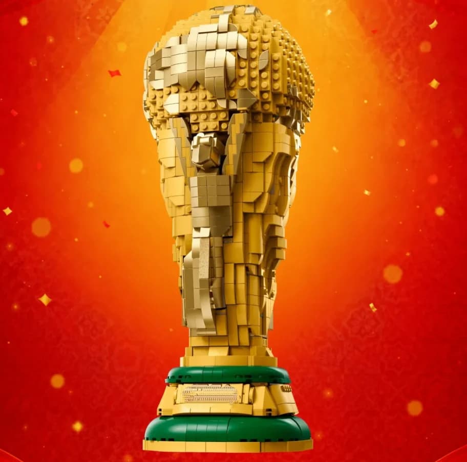 HEISS NEU: 2847-teiliges Fußball-Trophäen-Bausatzmodell – Sammlerstück, Desktop-Geburtstagsparty-Spielzeug, Geschenk für Heimdekoration
