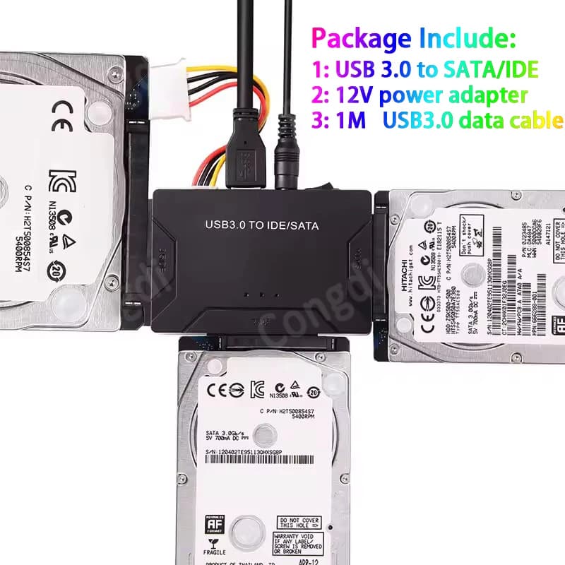 USB3.0 zu SATA IDE Konverter USB Adapter Festplatte Festplatte HDD Kabel 2,5" 3,5" SATA IDE HDD 6TB Laptop PC Computer Zubehör