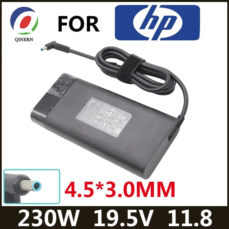 230 W 19,5 V 11,8 A 4,5*3,0 MM Laptop Power Adapter Für HP Omen 15 16 17 TPN-Q2 Transcend Victus 16 Buch Fury 16 G8 G9 G10 Ladegerät