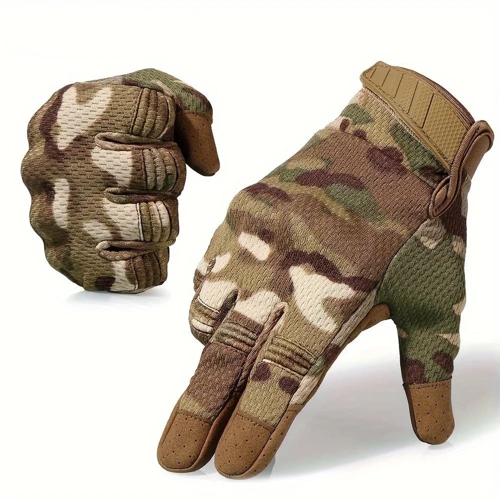 Taktische Vollfinger-Handschuhe für Männer und Frauen, Touchscreen-kompatibel, Kampf, Schießen, Jagd, Outdoor-Sport, Arbeitshandschuhe