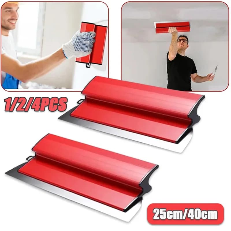1/2/4PCS 40cm Skimming Blade Edelstahl Trockenbau Glättung Spachtel für große Arbeitsfläche Wanddekoration Bauwerkzeug