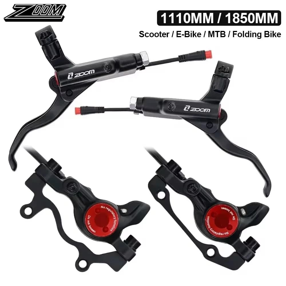 ZOOM HB-775E E-BIKE Hydraulischer Scheibenbremssatz Elektroroller MTB Fahrrad Power Off Control Kolben Öl links vorne rechts
