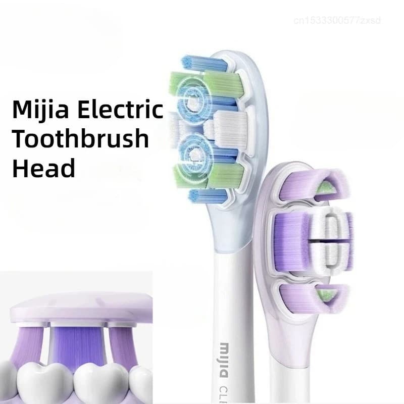 Original Mijia Elektrische Zahnbürste Bürstenkopf für Mijia Sonic Vibration Elektrische Zahnbürste Pro Ersatzbürstenköpfe 3 Stück