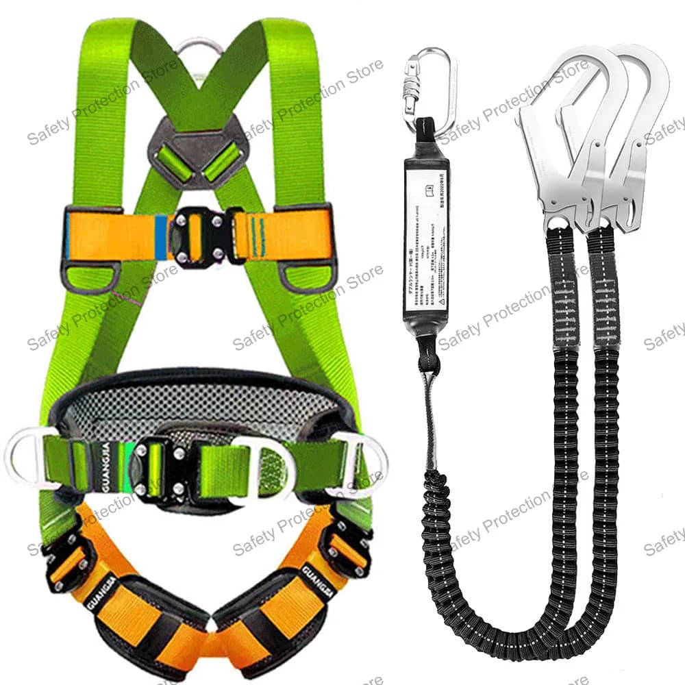Höhenarbeits-Sicherheitsgurt Ganzkörper-Fünf-Punkt-Sicherheitsgurt Outdoor-Klettertraining Bau-Schutzausrüstung