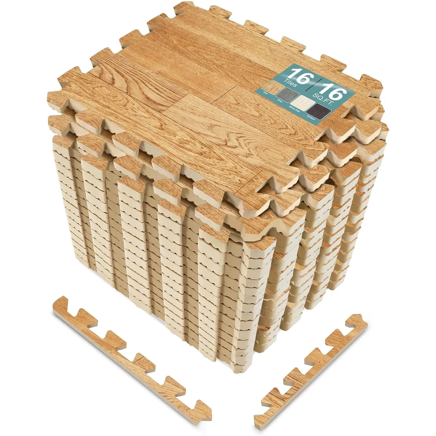 Home Fitness Holzmaserung Bodenmatte Schaum ineinandergreifende rutschfeste und stoßdämpfende Bodenfliesen DIY Puzzle Yoga Matte Home Decor