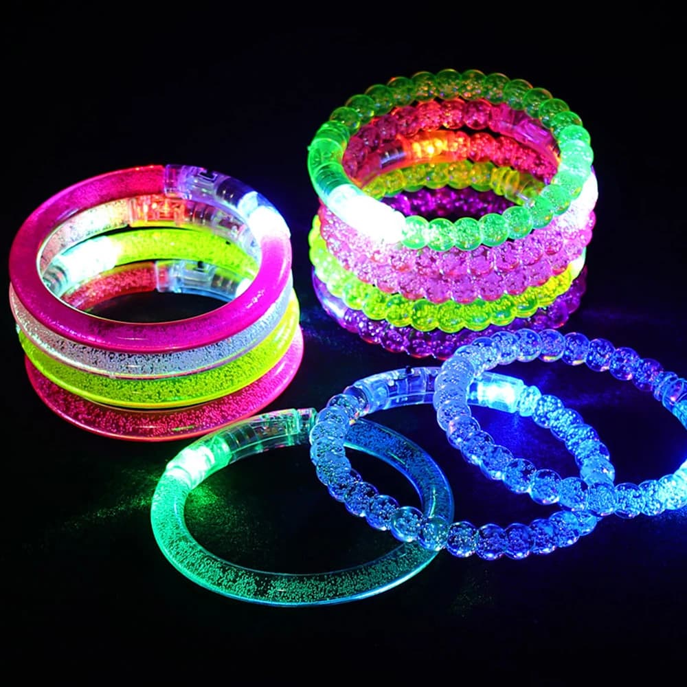 10-30 Stück Partyzubehör für Kinder und Erwachsene, LED-Leuchtarmband, Spielzeug, Geburtstag, Hochzeit, Gastgeschenke, Halloween, Weihnachten, Bar,