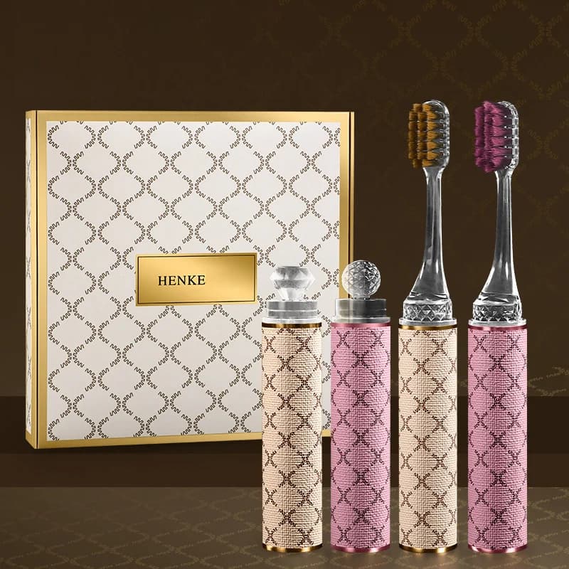 4 TEILE/SCHACHTEL Platin Lippenstift Zahnbürste Hocheffiziente Reinigung Ultra Weiche Bequeme Borsten Reise Tragbare Hause Reinigung Lu