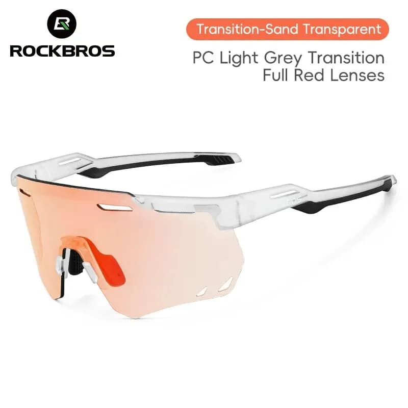 Rockbros Fahrrad brille MTB Rennrad Brillen fahren Golf brille Schutz Sport UV400 Sonnenbrille polarisiert/photo chrom