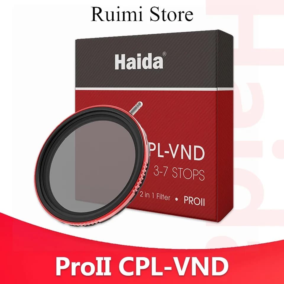 Haida PROII CPL-VND 2-in-1-Filter 67 mm 72 mm 77 mm 82 mm 95 mm PROII CPL-VND 2-in-1-Filter