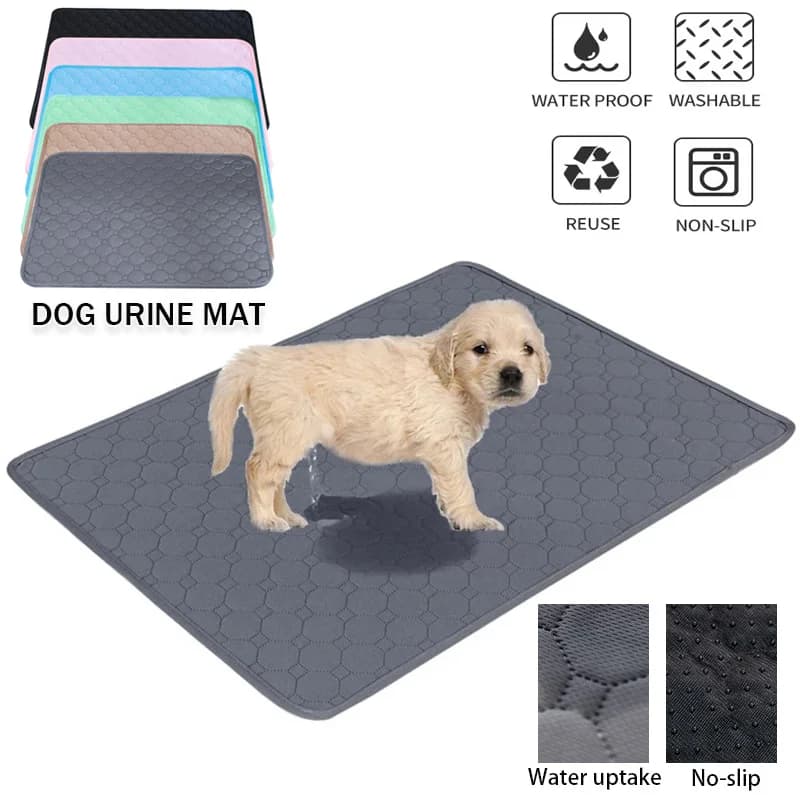 Hunde-Urin-Pads, waschbar, wiederverwendbar, rutschfest, für Haustiere, Pipi-Pad, Welpen-Trainingspad, Haustierbett, Urinmatte für Autositzbezug,