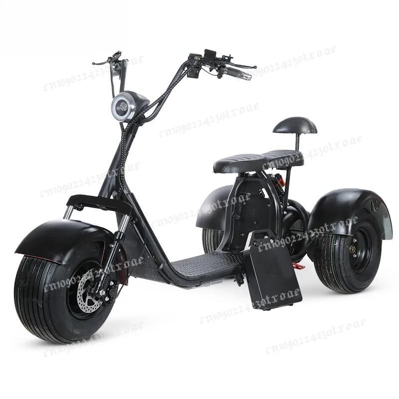 Kardanantrieb Dreirädriges Elektrofahrzeug Lithium-Batterie 1000W Roller City Klein 48V