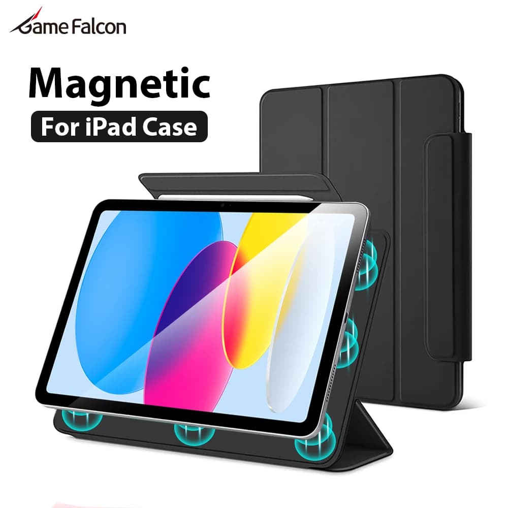 Magnetische Hülle für iPad A16 11. 10. Generation Pro 13 11 M4 12.9 2026 Funda für iPad Air 6 5 4 M3 M2 10.9 Mini 6 7 A17 Cover