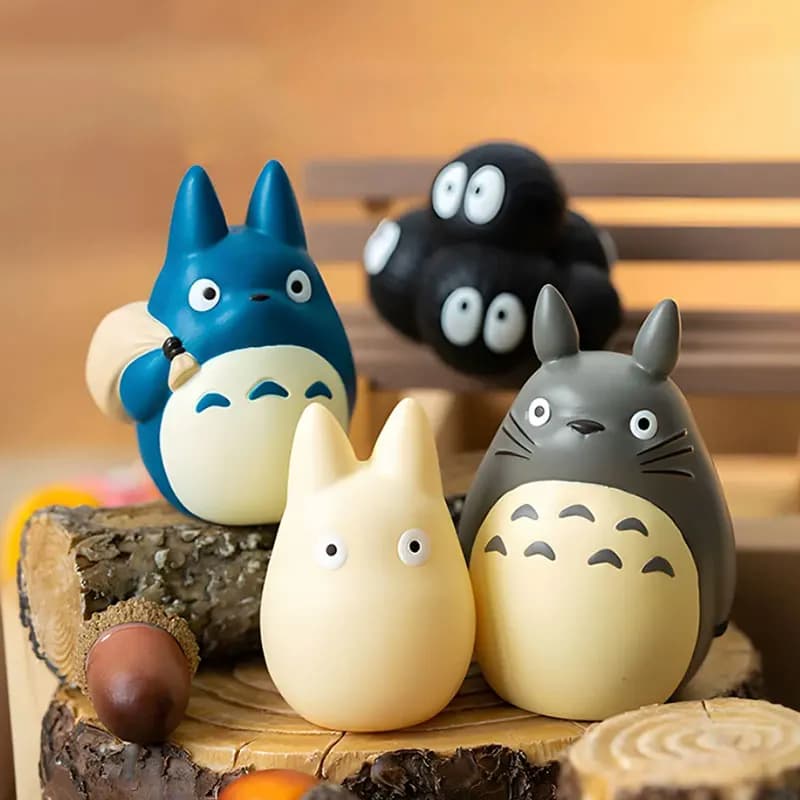 2026 Totoro Miyazaki Anime Cartoon Blindbox Fashion-Spielzeug Farbige Fingerpuppe Hohle Niedliche Spielzeugfigur Geschenk