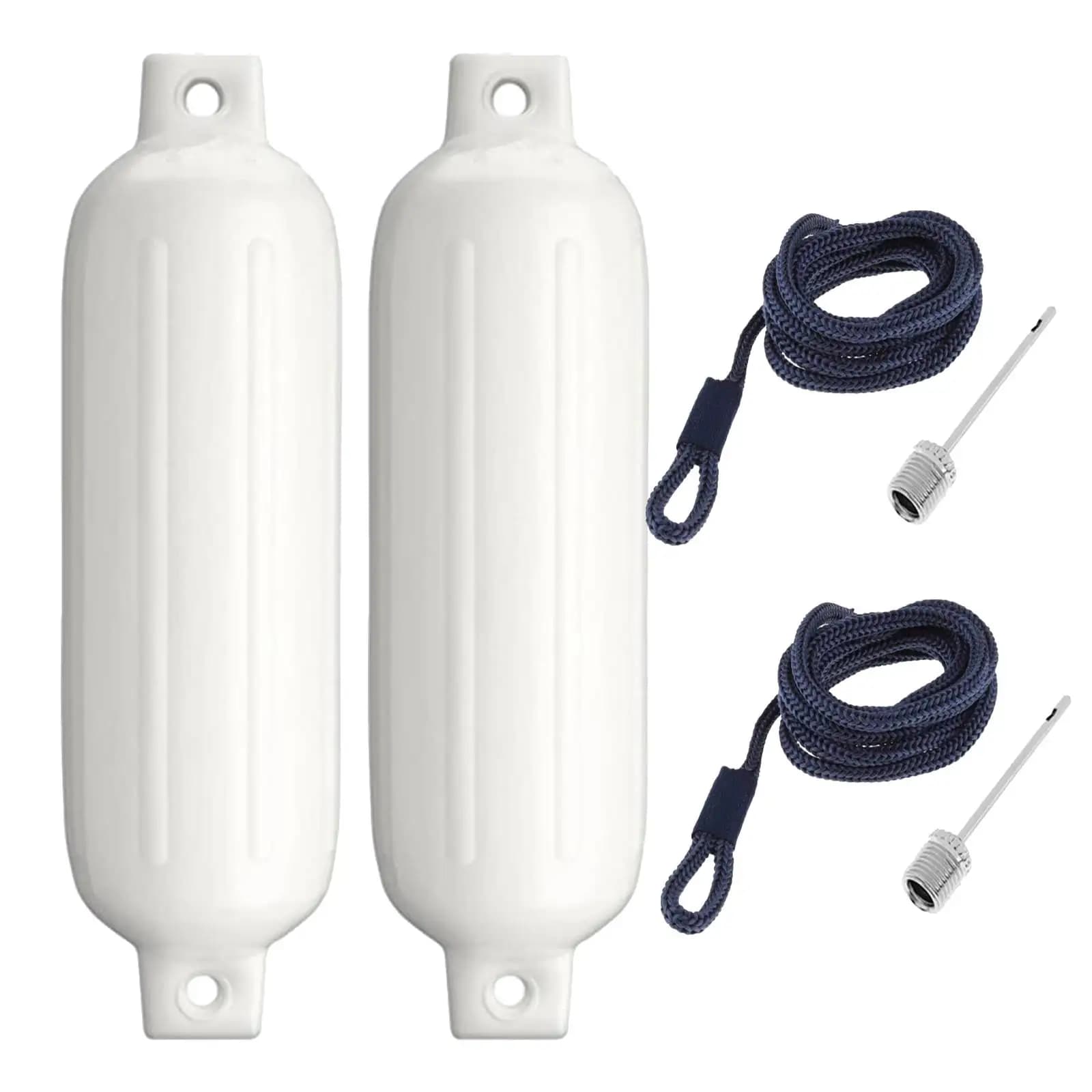 2X Boot Aufblasbare Stoßstange Kotflügel Premium PVC Boot Stoßstange für Docking Schild Schutz für Marine Schnellboot Boot Zubehör