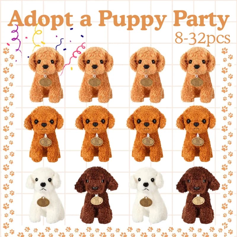 8-32 Stück Teddyhund Plüschtiere als Partygeschenke, Schlüsselanhänger für Abschlussfeier, Babyparty, Geburtstagsgeschenke, 4,7 Zoll/12 cm