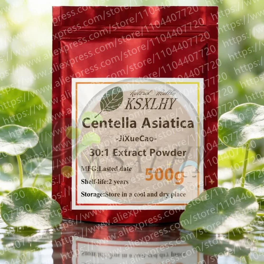 Globaler, kundenspezifischer Rohstoff für 30:1 Centella Asiatica/Gotu Kola Extrakt Pulver, nachfüllbare Beutelverpackung