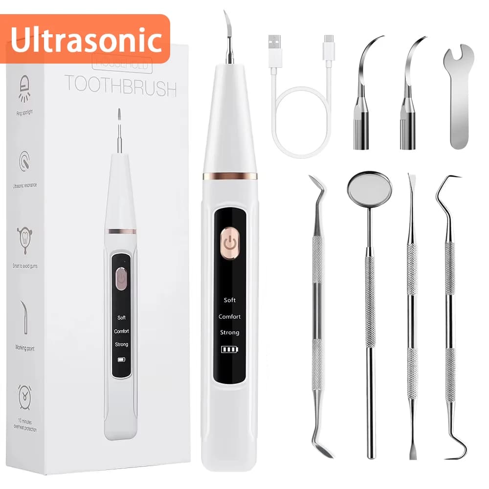 Elektrische Ultraschall Dental Scaler Zahnstein Oral Zahnstein Entferner Zahn Fleck Reiniger Zähne Bleaching Plaque Zahnstein Entferner