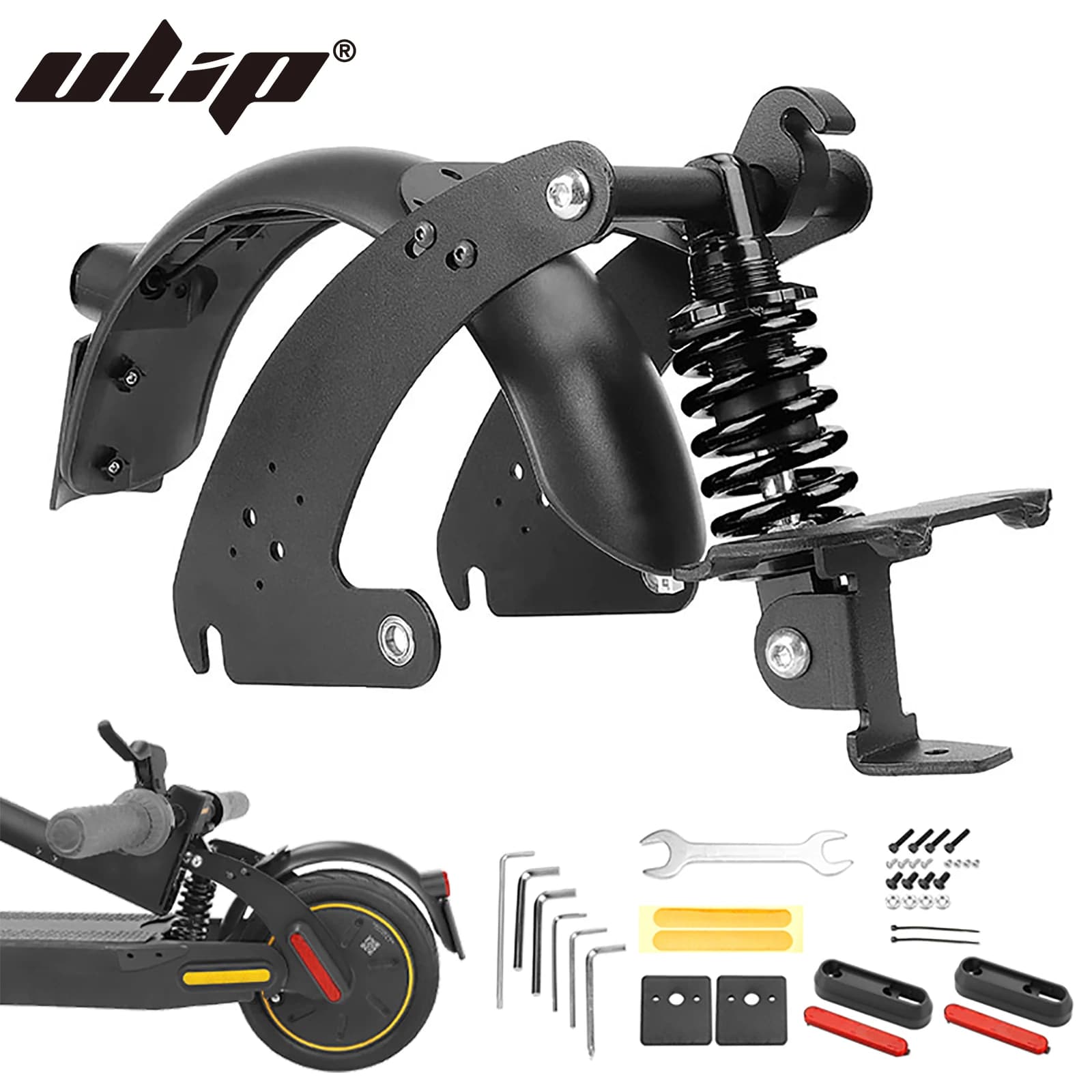 ULIP Roller Upgrade Stoßdämpfer Kit Hinterradaufhängung Absorber Modifikation Zubehör Teile Für Ninebot Max G30 G30D G30E LP