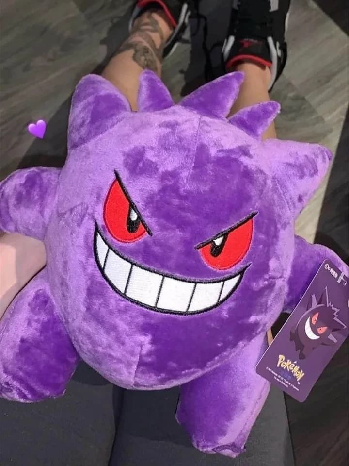 Gengar Plüschtiere Pokemon Gengar Gefüllte Puppe Teufel Peluche Lustige Anime Pikachu Plüschtiere Kawaii Hobbys Sammlung Weihnachtsgeschenke