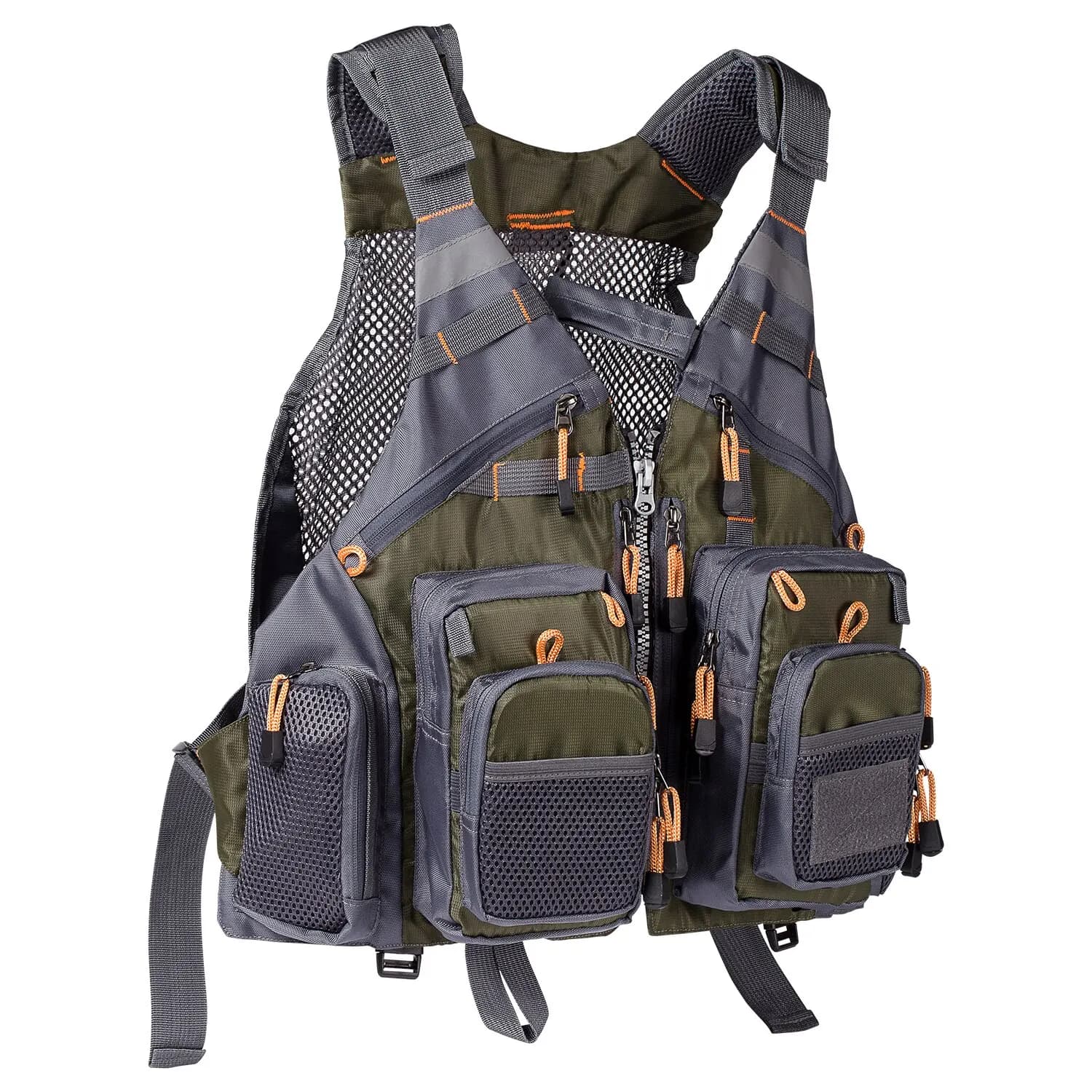 Bassdash atmungsaktive angler weste outdoor sport fliegen schwimmen verstellbar weste angeln gerät