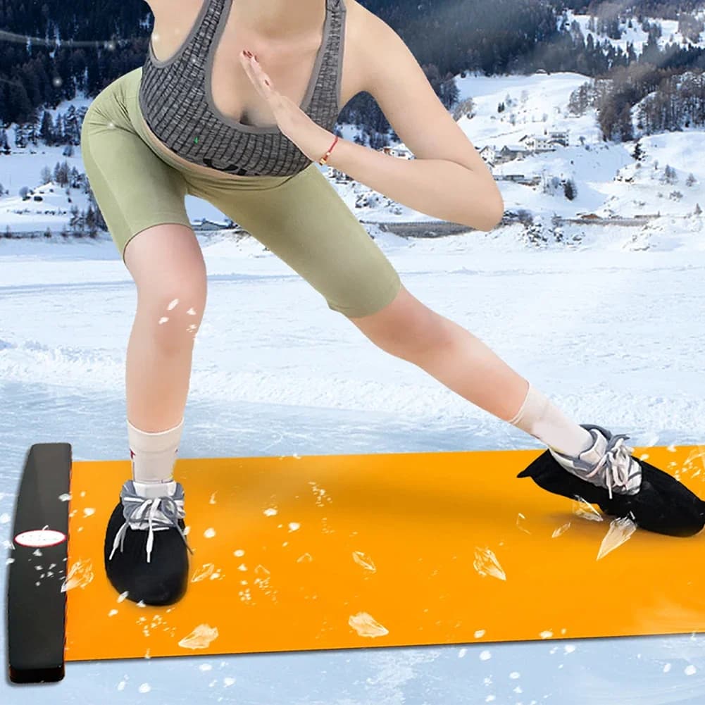 140/180/200 cm Balance Trainer Matte Professionelle Indoor Sliding Fitness Training Board für Eishockey Rollschuhlaufen Bein Übung