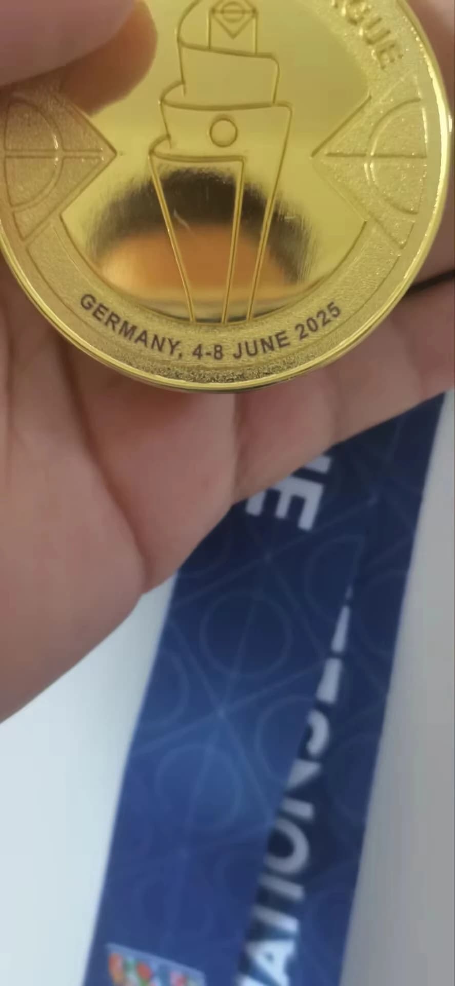 Neue, heiß verkaufte Medaillen der Nations League Champions League Europa 2025, Fußballliga, letzte Gewinner, Goldmedaillen, Nationalmannschaft