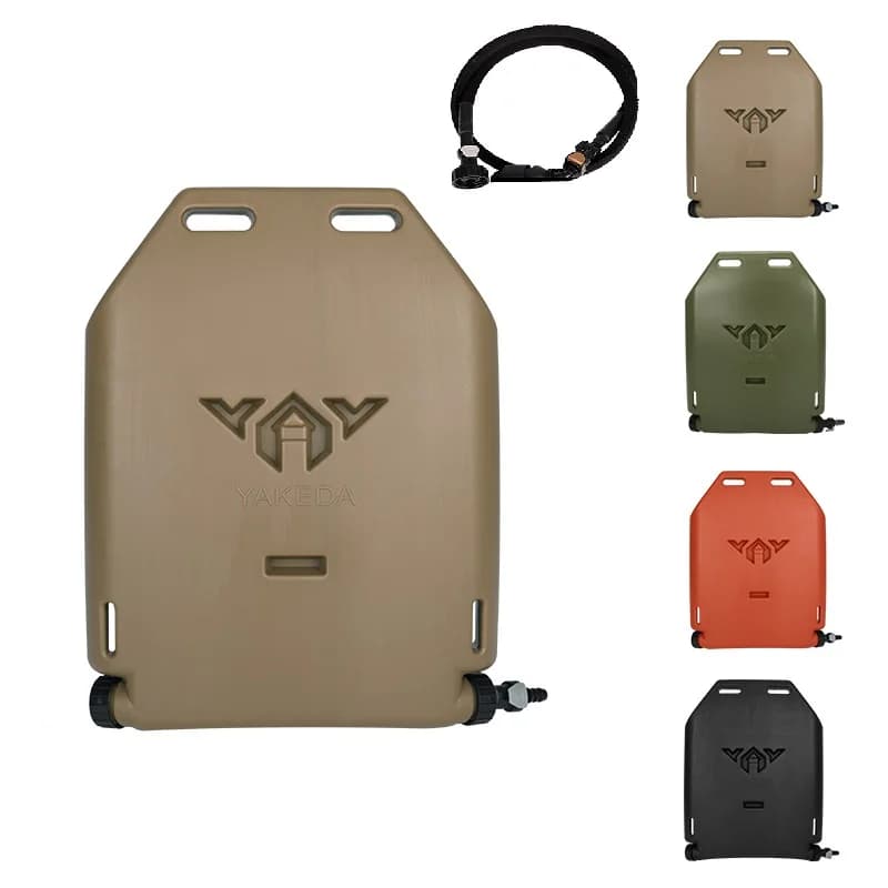 YAKEDA 1,75 l Wasserflasche, Trinkflasche mit Rohr, multifunktionaler Wasserkocher, Weste, EVA, Lebensmittelqualität, Wasserbeutel, neue