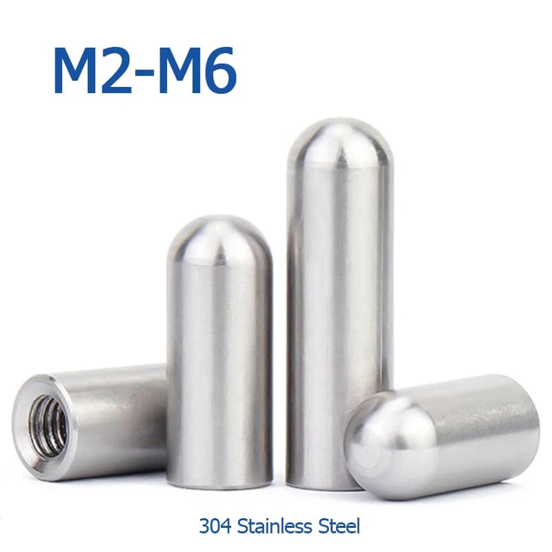 304 Edelstahl M2 M2,5 M3 M4 M5 M6 Innengewinde Zylinderstift Innenzahnpositionierungszylinder Standortdübel GB120