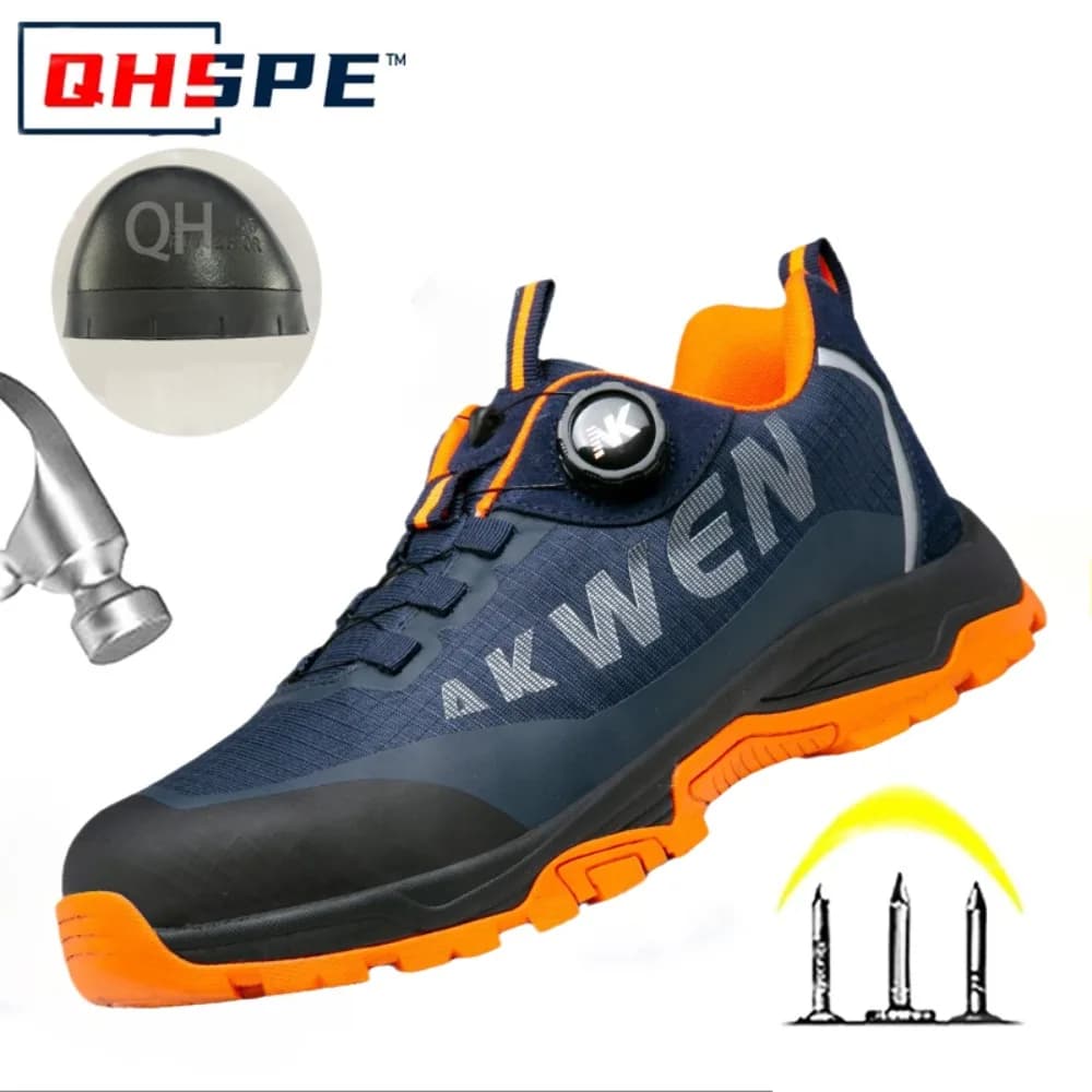 Arbeitsschutzschuhe, bruchsicher, stichfest, rutschfest, Stahlkappe, Schuhe, verschleißfeste Schuhe, Sicherheits-Arbeitsschuhe für Herren
