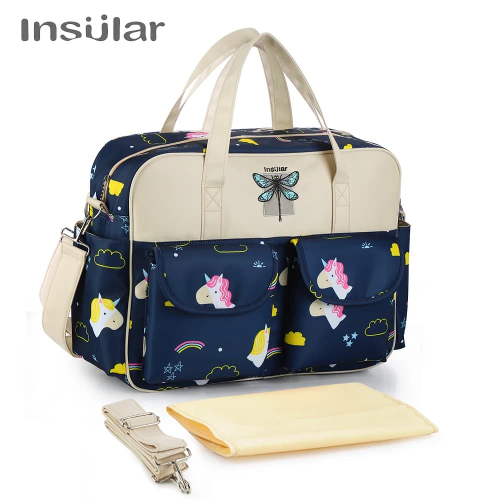 Neue Art wasserdichte Wickelt asche große Kapazität Messenger Reisetasche multifunktion ale Mutterschaft Mutter Kinderwagen Taschen
