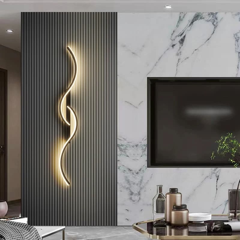 Moderne LED Wand Lampe Minimalistischen Led Licht Schlafzimmer Nacht Lange Streifen Wandleuchter Wohnzimmer Hause Innen Beleuchtung Leuchte